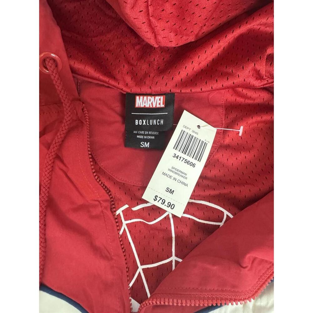 BoxLunch Marvel Spider-Man Racing Jacket MEN'S Small-New - Picture 9 of 9